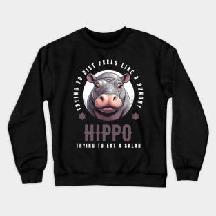 Hippopotamus Crewneck Sweatshirt